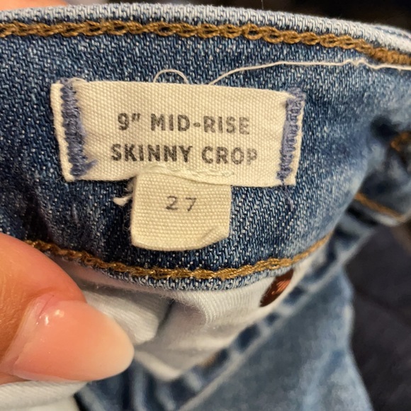 Madewell 9” Mid-Rise Skinny Crop Jeans - Picture 7 of 13